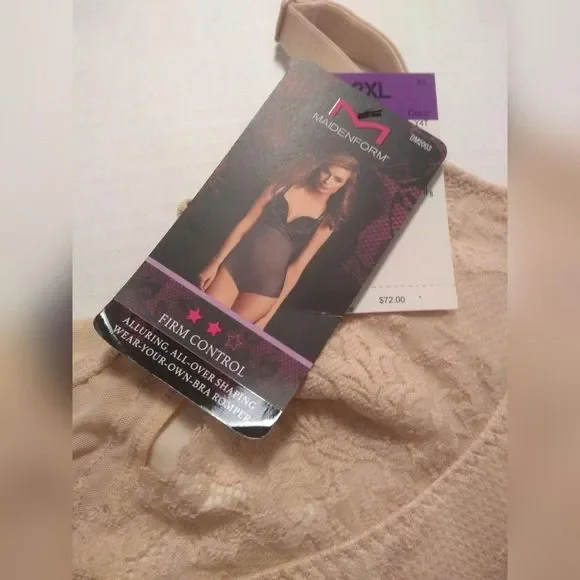MAIDENFORM FIRM CONTROL ALL OVER SHAPING WEAR YOUR OWN BRA
